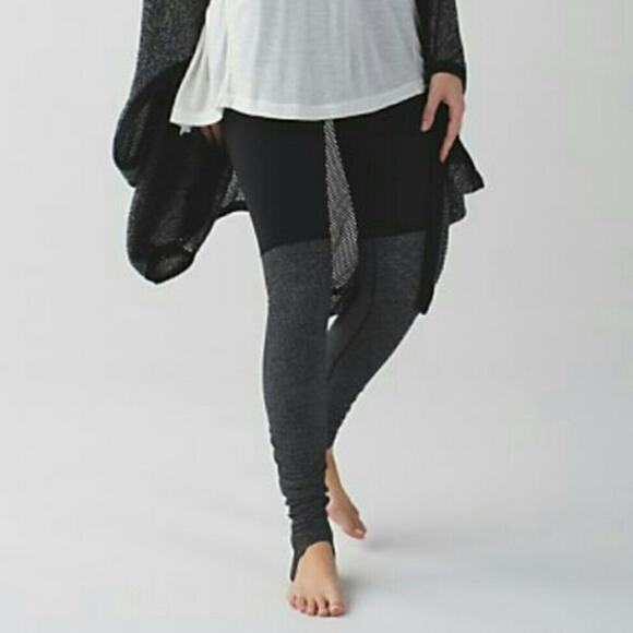 Lululemon Special Edition Wunder Under Stirrup Pant Leggings Herringbone Size 4 - Picture 1 of 10